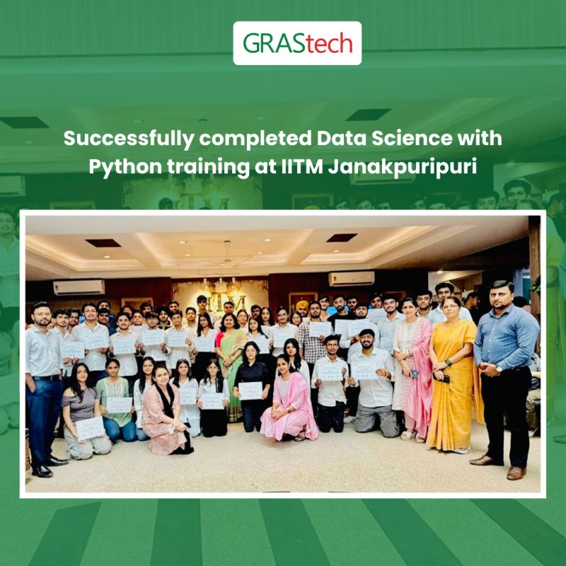 Conducted Data Science using Python at IITM Janakpuri -Delhi